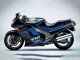 1990-1992 Blue Glossy Black Kawasaki ZZR1100 Motorcycle Fairings