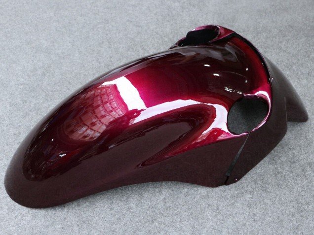 1993-2003 Dark Red Kawasaki ZZR1100 Motorcycle Fairing