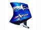 1993-2003 Blue Silver Black Kawasaki ZZR1100 Motorcycle Fairings