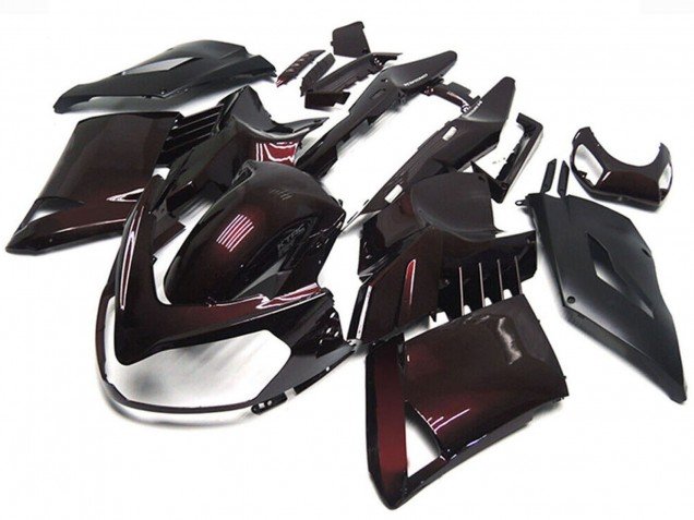 2007-2009 Maroon Red Black Kawasaki GTR1400/ZG1400 Motorcycle Fairings