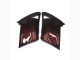 2007-2009 Maroon Red Black Kawasaki GTR1400/ZG1400 Motorcycle Fairings