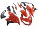 2015-2021 Red Matte Black Kawasaki Versys 650 Motorcycle Fairings