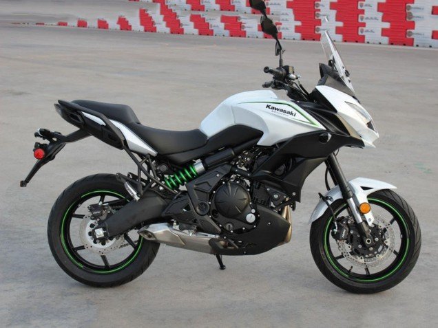 2015-2021 White Kawasaki Versys 650 Motorcycle Fairings