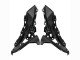 2022-2025 Glossy Black White Kawasaki Versys 650 Motorcycle Fairings