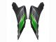 2022-2025 Green Glossy Black Kawasaki Versys 650 Motorcycle Fairings