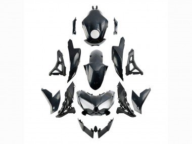 2022-2025 Glossy Black Kawasaki Versys 650 Motorcycle Fairings