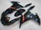 2009-2015 Glossy Black Red Yamaha FZ6R Motorcycle Fairings