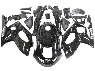 1996-2007 Glossy Black Yamaha YZF600R Thundercat Motorcycle Fairings