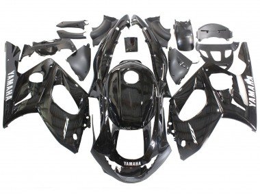 1996-2007 Glossy Black Yamaha YZF600R Thundercat Motorcycle Fairings