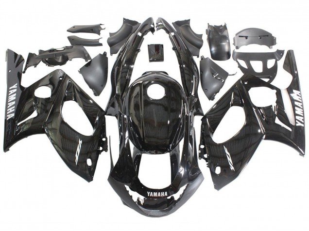 1996-2007 Glossy Black Yamaha YZF600R Thundercat Motorcycle Fairings