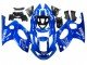 1996-2007 Blue White Silver Yamaha YZF600R Thundercat Motorcycle Fairings