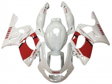 1996-2007 White Red Yamaha YZF600R Thundercat Motorcycle Fairings