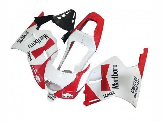 1991-1994 White Red Marlboro Castrol Dunlop Yamaha TZR250 3XV Motorcycle Fairings