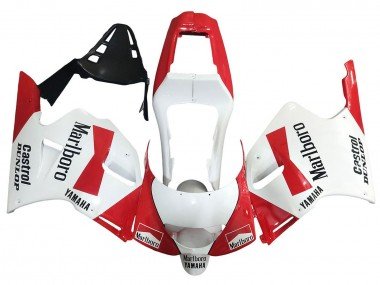 1991-1994 White Red Marlboro Castrol Dunlop Yamaha TZR250 3XV Motorcycle Fairings