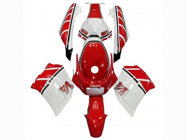 1985-1987 White Red Black Yamaha RZV500 / RD500 Motorcycle Fairings