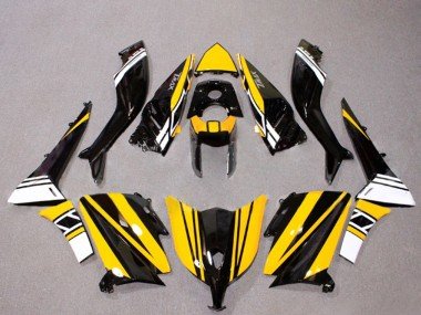 2012-2014 Glossy Black Yellow White Yamaha TMAX530 Motorcycle Fairings