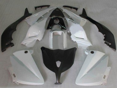 2012-2014 White Glossy Black Yamaha TMAX530 Motorcycle Fairings