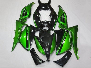 2012-2014 Glossy Green Black Yamaha TMAX530 Motorcycle Fairings