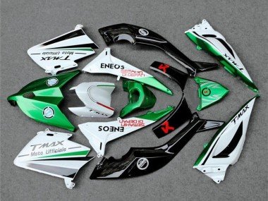 2012-2014 White Green Black Semakin Didepan ENEOS Yamaha TMAX530 Motorcycle Fairings