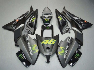 2012-2014 Matte Black MoviStar ENEOS Yamalube Monster 46 Yamaha TMAX530 Motorcycle Fairings