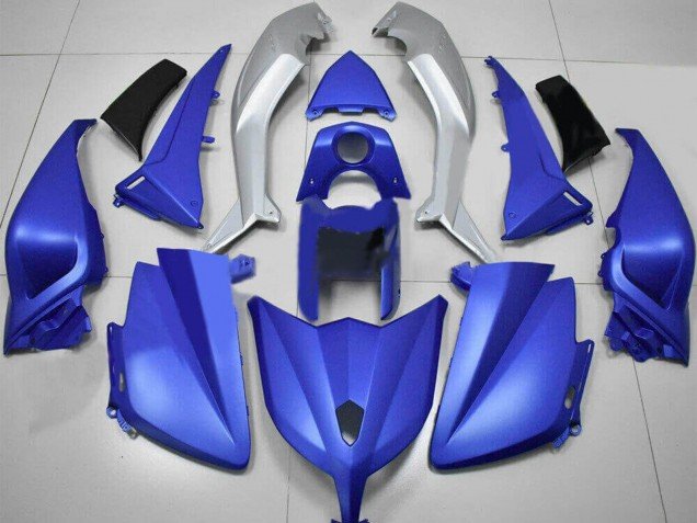 2012-2014 Matte Blue Silver Yamaha TMAX530 Motorcycle Fairings