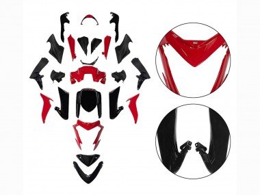 2015-2020 Black Red Suzuki GSX-S 1000 Motorcycle Fairings