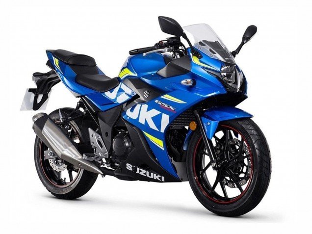 2017-2020 Blue Yellow Suzuki GSX250R Motorcycle Fairings