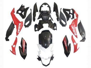 2017-2022 Red White Suzuki GSX-S 750 Motorcycle Fairings