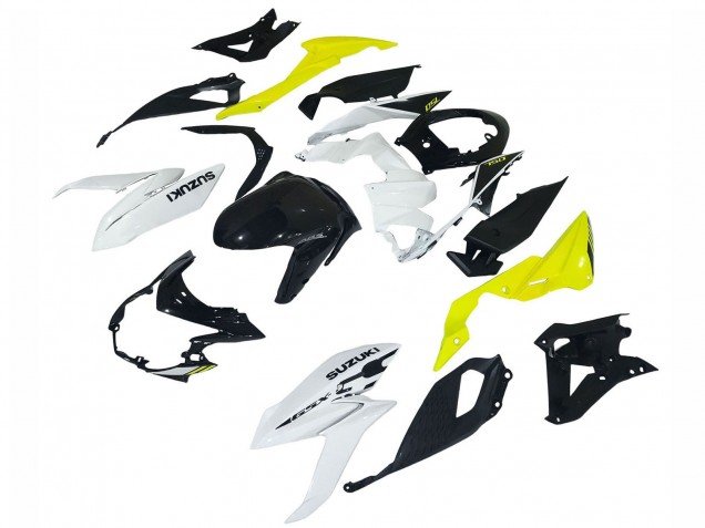 2017-2022 White Yellow Suzuki GSX-S 750 Motorcycle Fairings