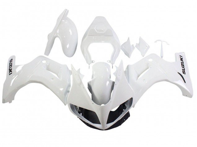 2003-2013 White Suzuki SV650 Motorcycle Fairings