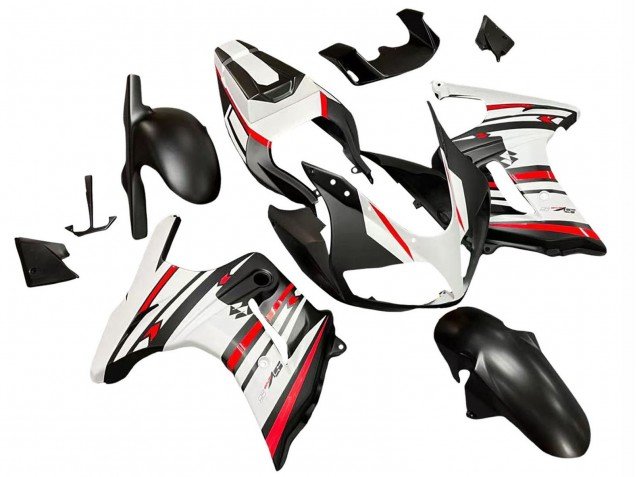 2003-2013 White Red Black Suzuki SV650 Motorcycle Fairings