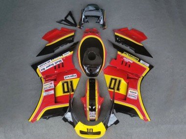1984-1987 Red Yellow Black 10 Suzuki RG400 RG500 RG400/500 Motorcycle Fairings