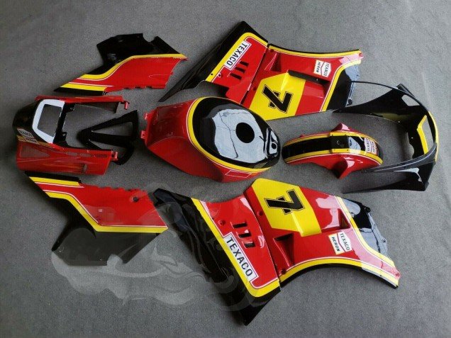 1984-1987 Red Yellow Black 7 Suzuki RG400 RG500 RG400/500 Motorcycle Fairings