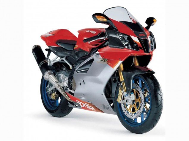 2003-2006 White Red Black Aprilia RSV1000 Motorcycle Fairings