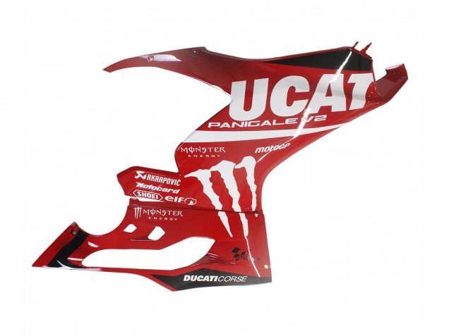 2020-2024 Red Glossy Black Monster Corse Ducati Panigale V2 Motorcycle Fairings