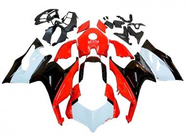 2020-2024 White Red Glossy Black Ducati Panigale V2 Motorcycle Fairing Kits