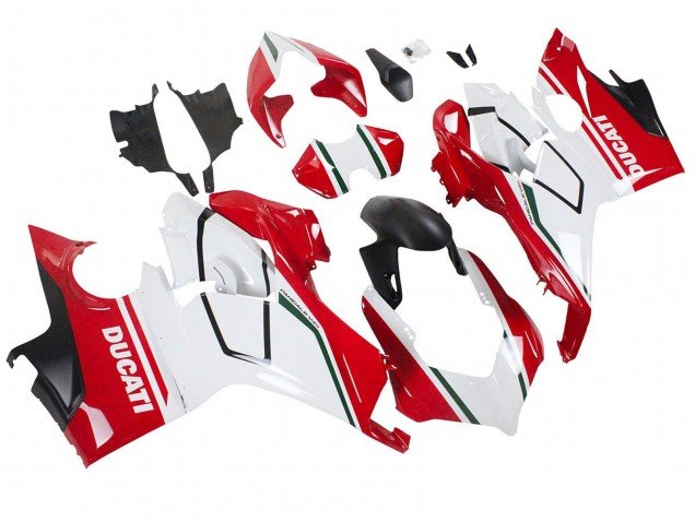 2018-2019 White Red Matte Black Ducati Panigale V4 V4S Motorcycle Fairings