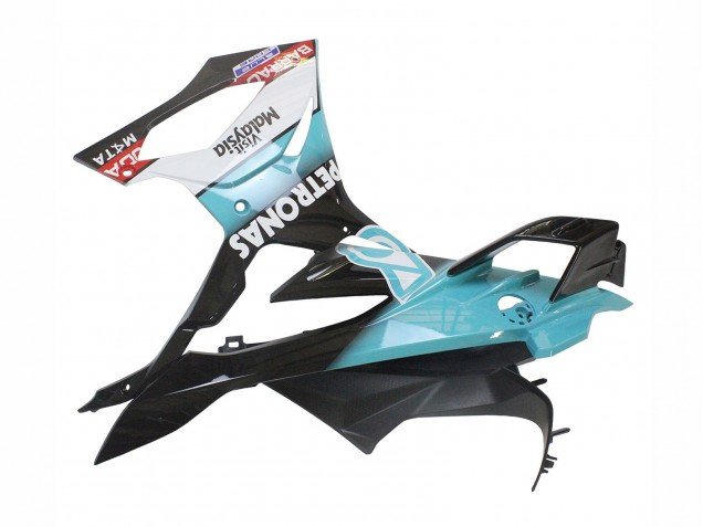 2023-2024 Light Blue Matte Black Petronas BMW S1000RR Motorcycle Fairings