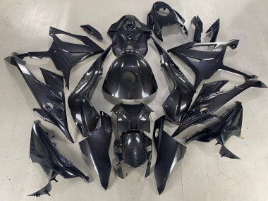 2023-2024 Glossy Black Carbon Fiber BMW S1000RR Motorcycle Fairings