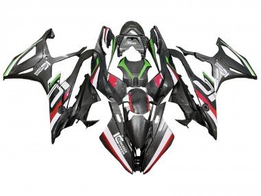 2019-2022 Black Red Green Carbon Fiber BMW S1000RR Motorcycle Fairings