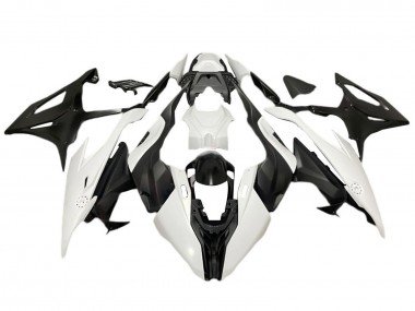 2019-2022 Matte Black White BMW S1000RR Motorcycle Fairings
