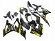 2019-2022 Glossy Black Yellow BMW S1000RR Motorcycle Fairings