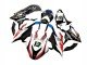 2019-2022 Black White Red 13 BMW S1000RR Motorcycle Fairings