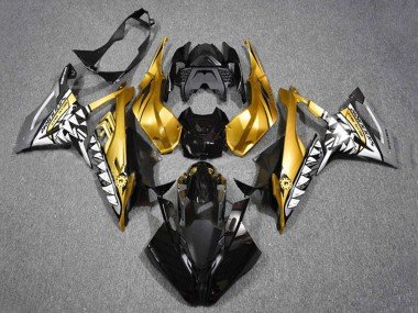 2019-2022 Gold Black Shark BMW S1000RR Motorcycle Fairings