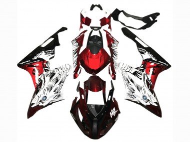 2017-2018 White Red Black BMW S1000RR Motorcycle Fairings