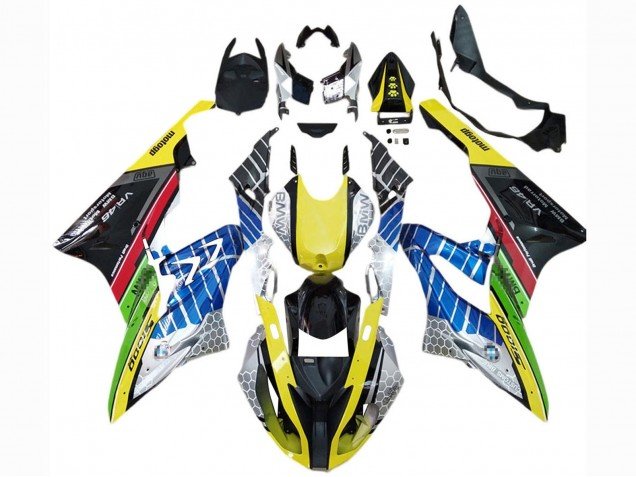 2017-2018 Yellow Blue Red Green Black VR BMW S1000RR Motorcycle Fairings