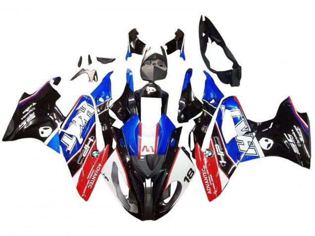 2015-2016 Blue Red Glossy Black BMW S1000RR Motorcycle Fairing