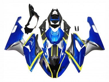 2015-2016 Silver Yellow Blue BMW S1000RR Motorcycle Fairings