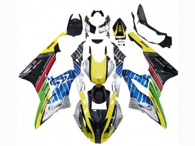 2015-2016 Yellow Blue Green Red Black VR 46 BMW S1000RR Motorcycle Fairings