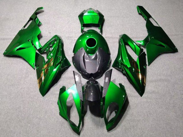 2015-2016 Green Black Carbon Fiber BMW S1000RR Motorcycle Fairings